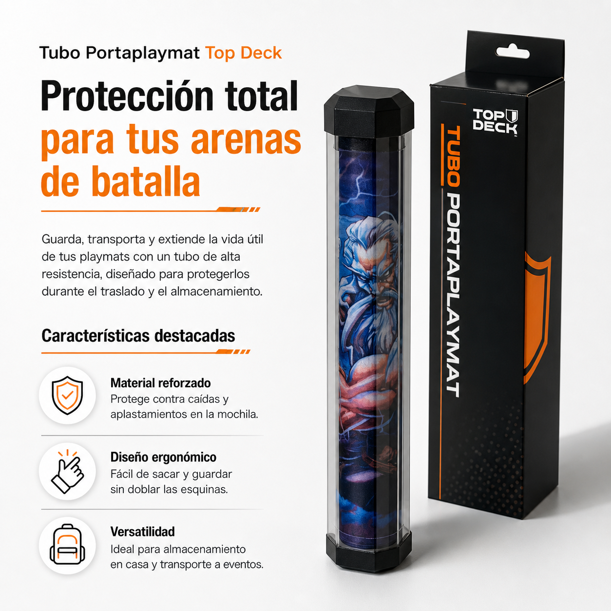 Top Deck: Porta Playmat Hexágonal