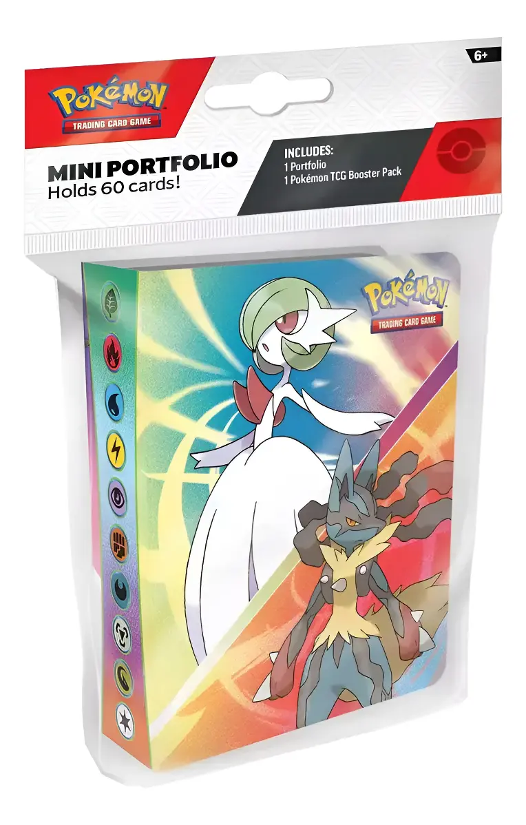 Pokémon TCG - Mini portafolio (carpeta) + Sobre Megaevolution 2026 Inglés