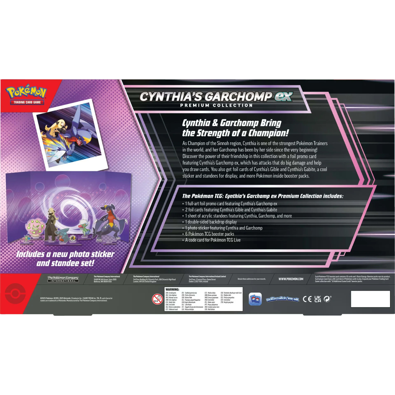 Cynthia's Garchomp ex Premium Collection - Español