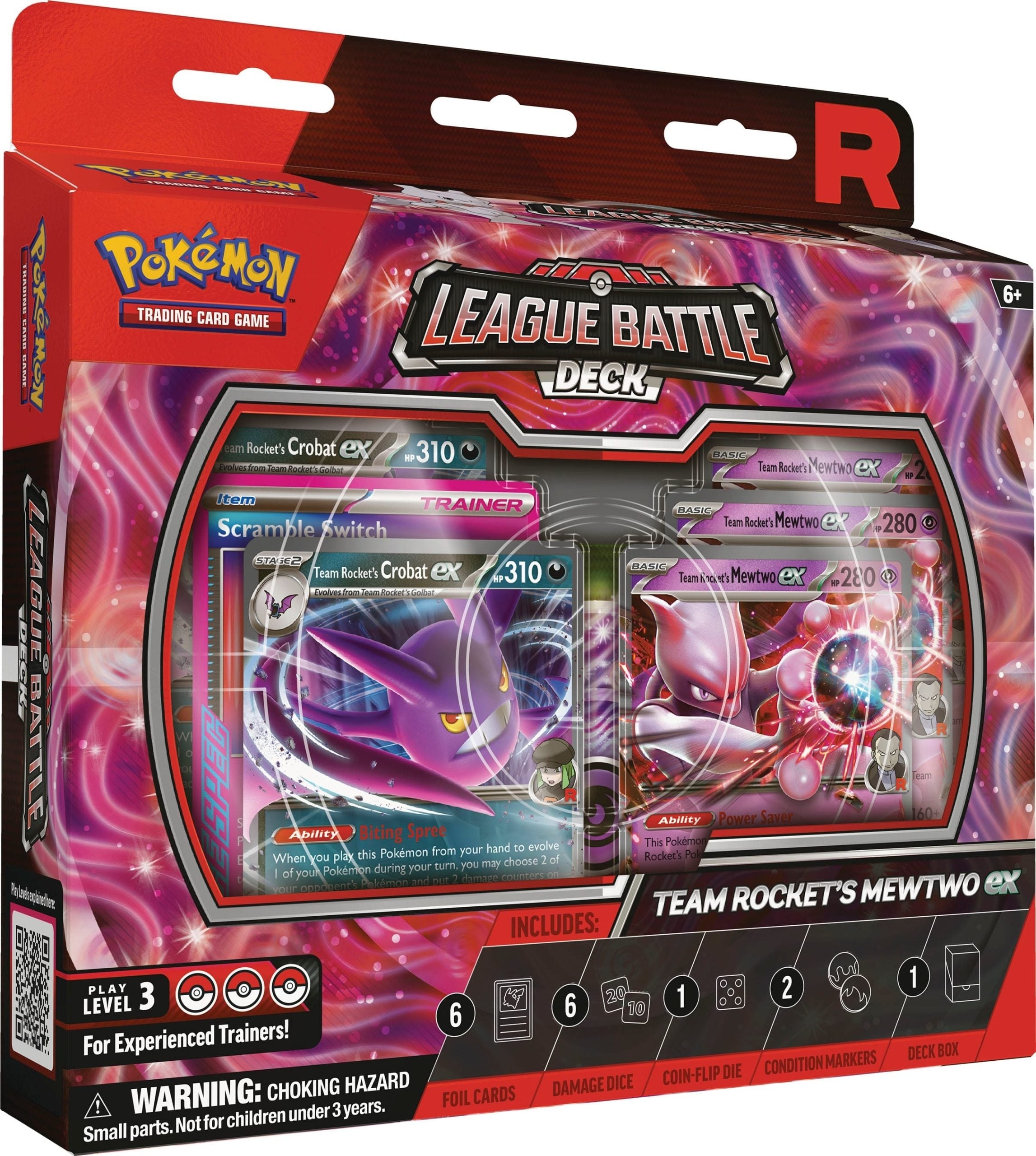 Team Rocket's Mewtwo Ex - League Battle Deck – Ingles