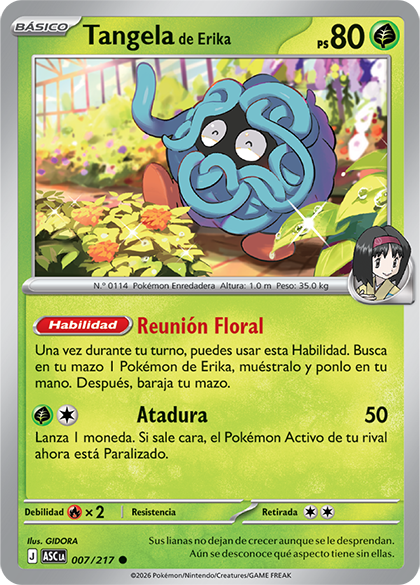 Pokémon TCG: Mega Evolution - Ascended Heroes Collection (Erika) Español