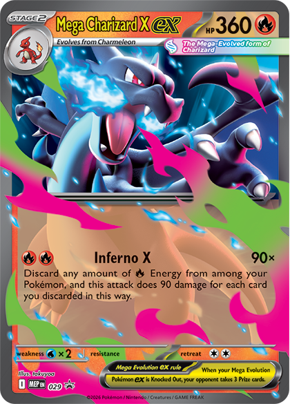 Pokémon TCG: Mega Charizard Tin Inglés