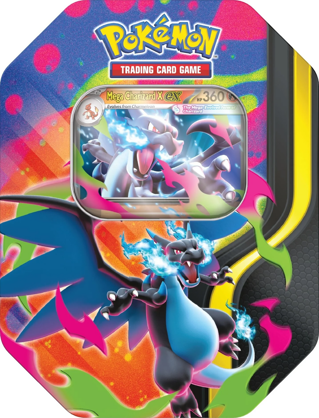 Pokémon TCG: Mega Charizard Tin Español