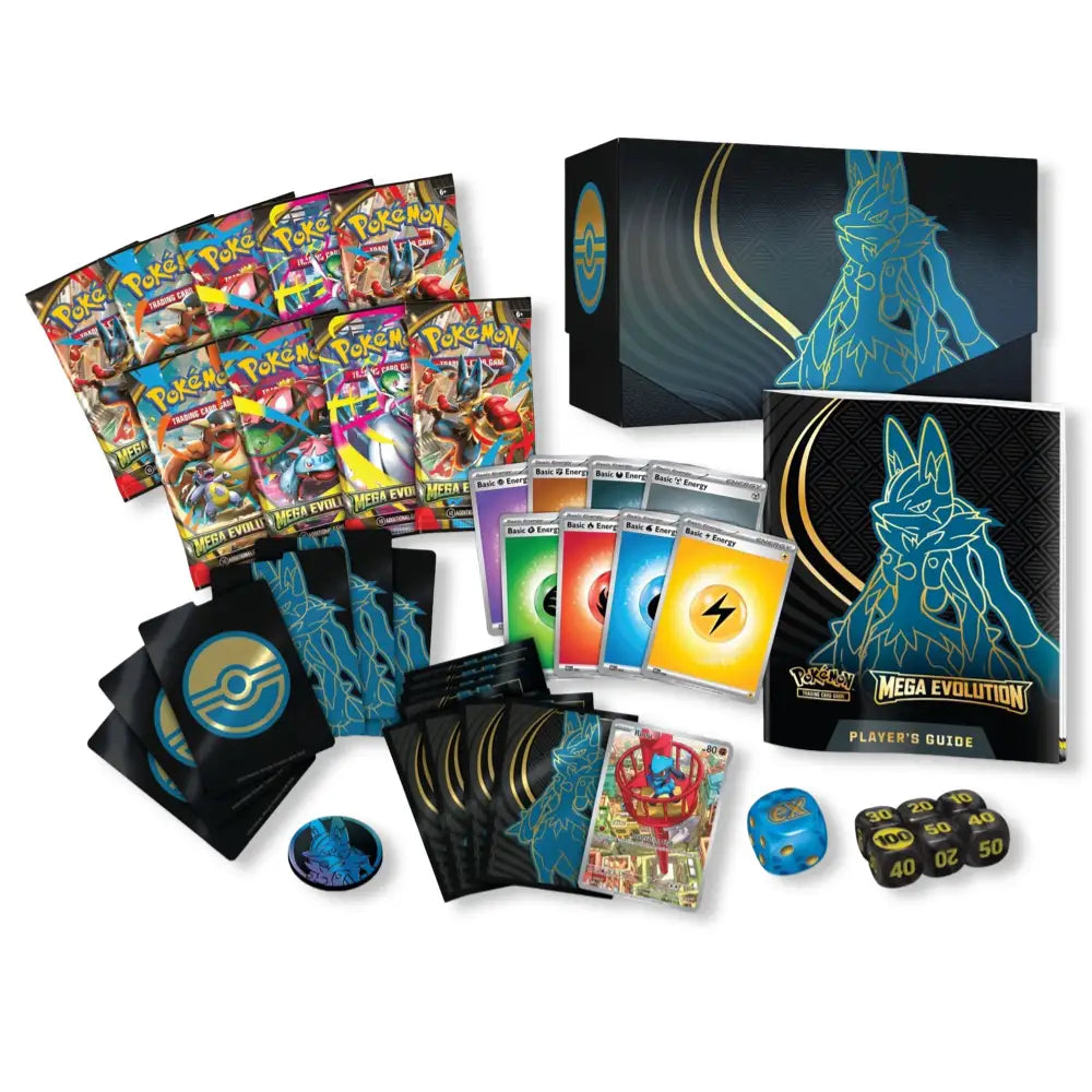Mega Evolution (Base Set) - Elite Trainer Box - Ingles (Lucario)