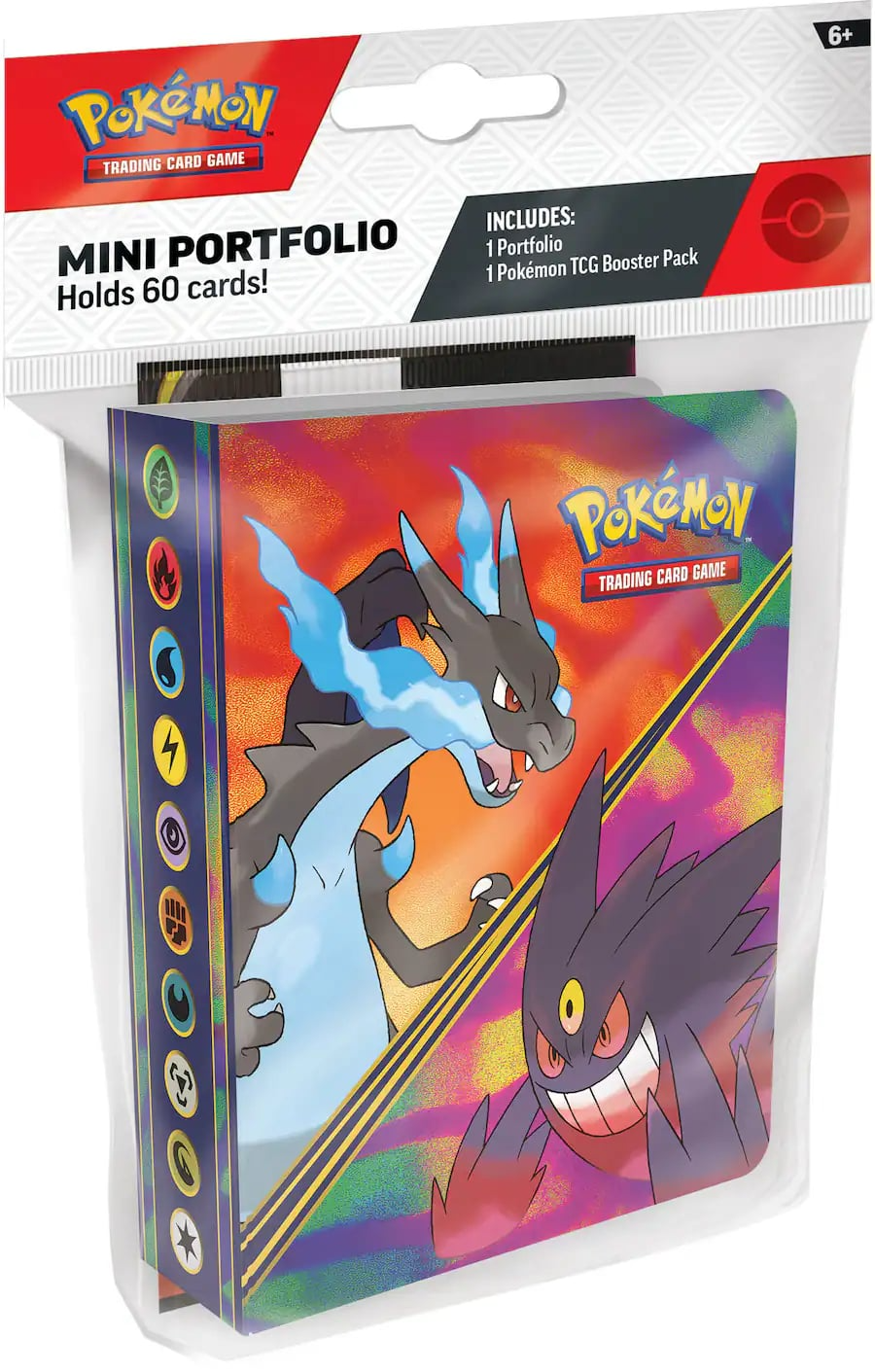 Pokémon TCG - Mini portafolio (carpeta) + Sobre Phantasmal Flames 2026 Inglés