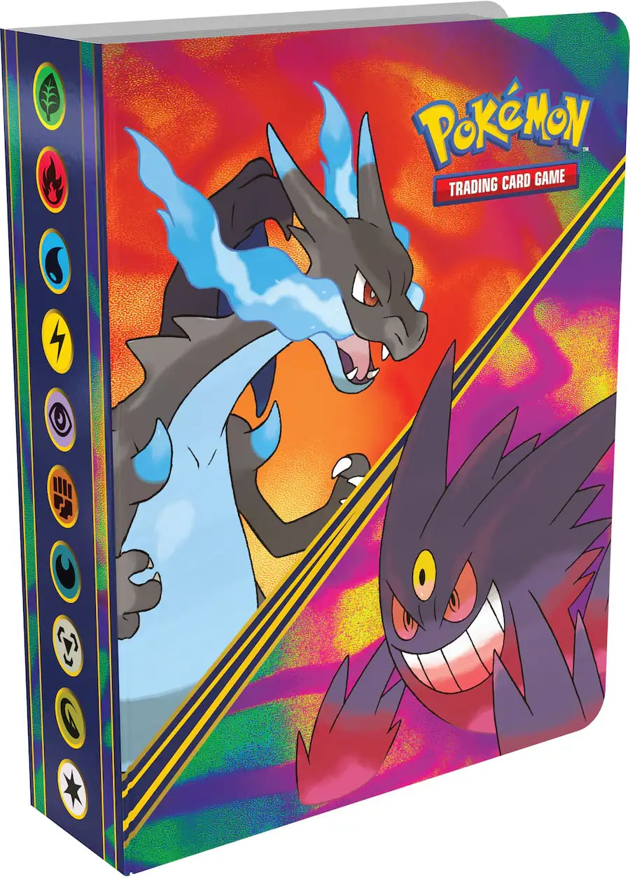 Pokémon TCG - Mini portafolio (carpeta) + Sobre Phantasmal Flames 2026 Inglés