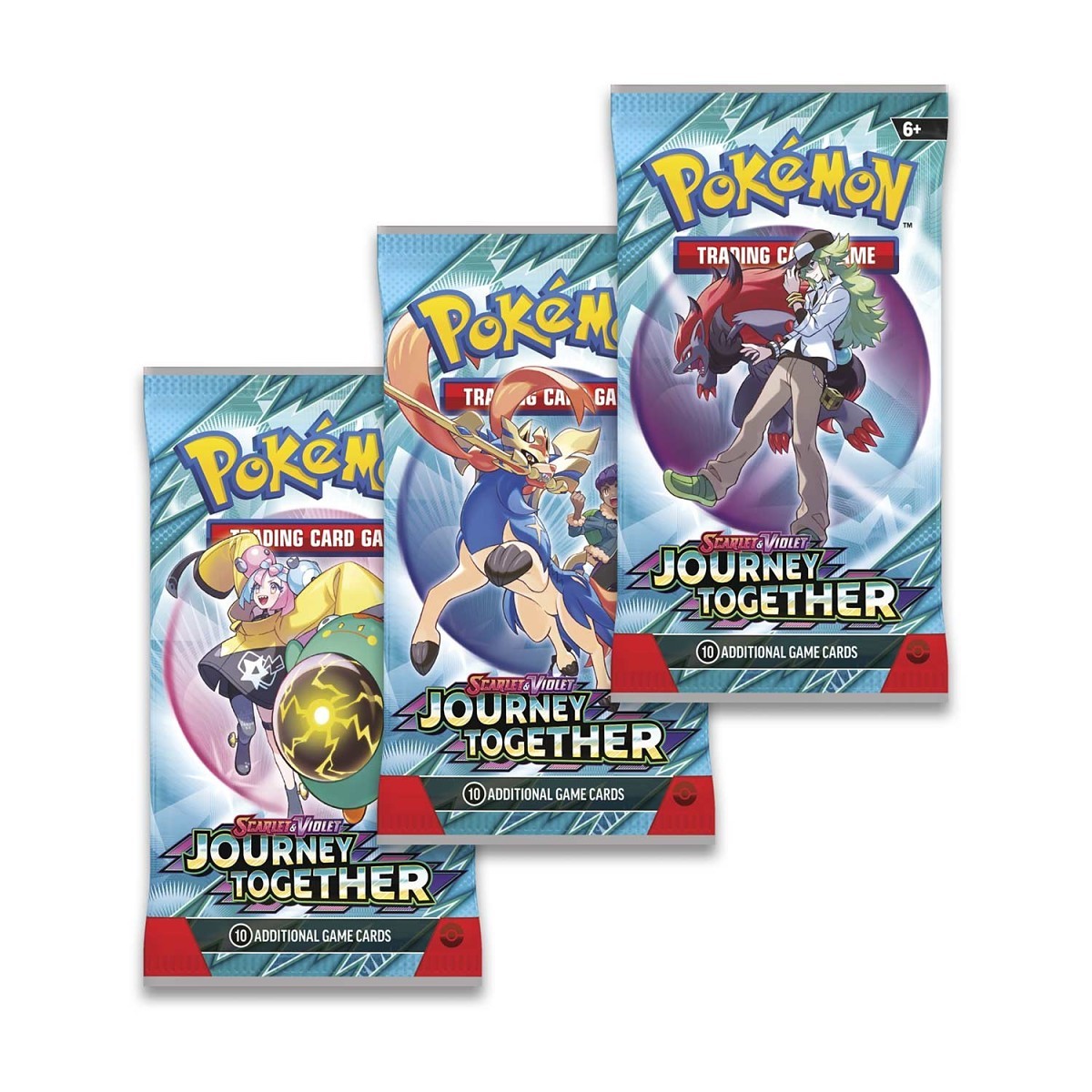 Scarlet & Violet: Journey Together - Pack de 3 Sobres - Inglés (Scrafty)