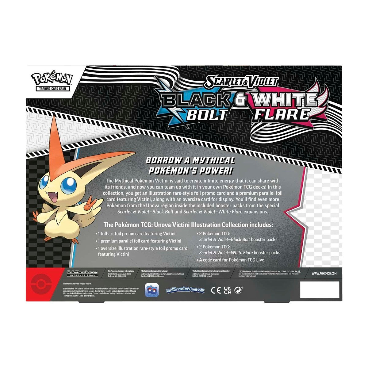 Black Bolt & White Flare: Victini Illustration Collection – Ingles