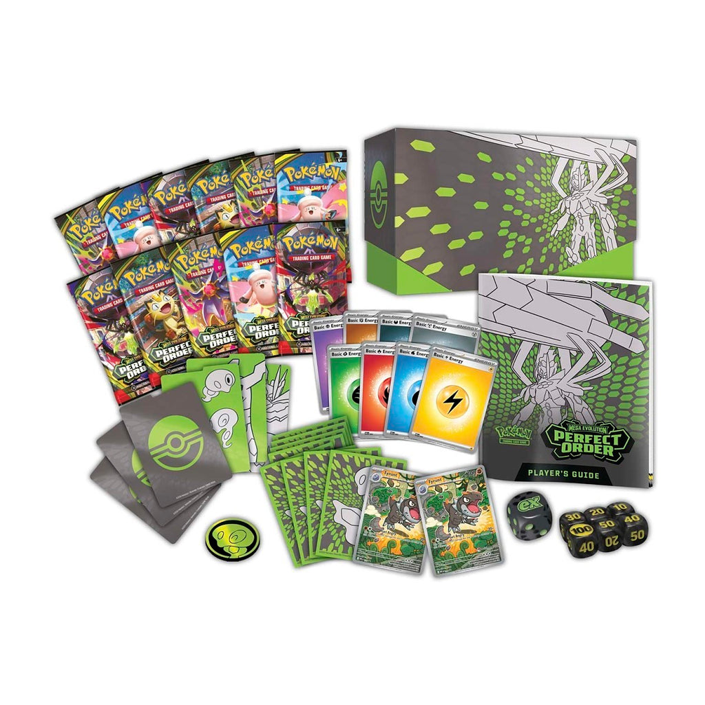 Pokémon TCG: Caja de entrenador Élite (Elite Trainer Box - ETB) de 9 sobres + accesorios Perfect Order