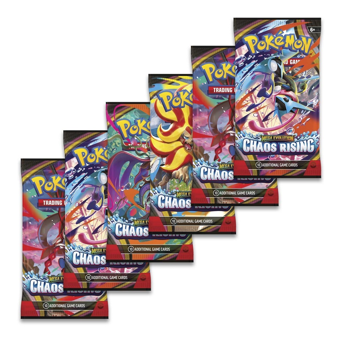 Pokémon TCG: Pack de 6 Sobres (Booster Bundle) Chaos Rising