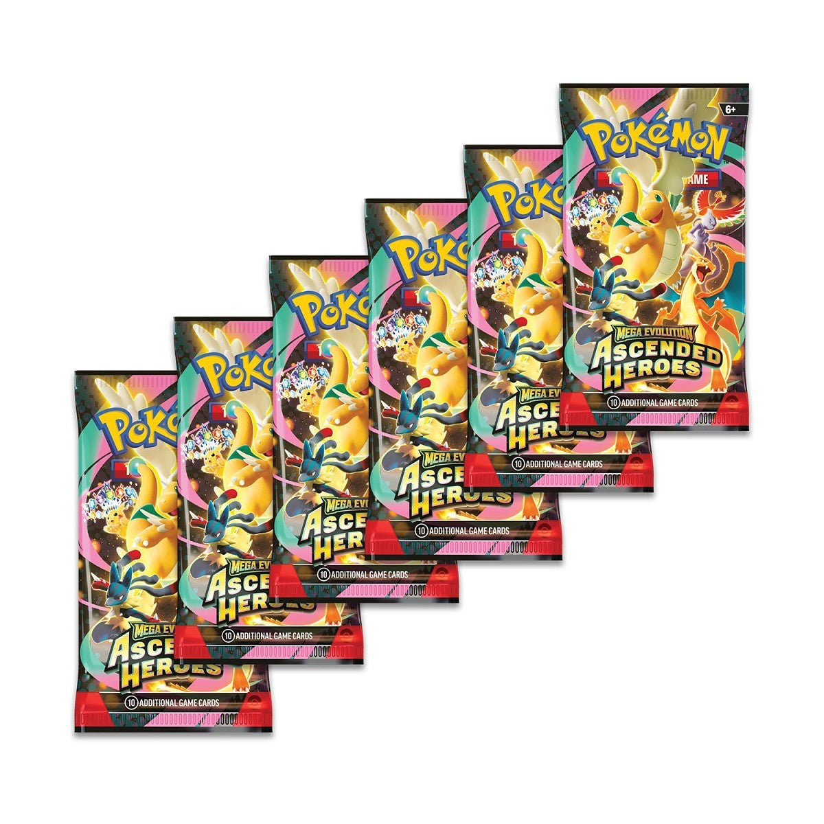 Pokémon TCG: Pack de 6 sobres (Booster Bundle)  Ascended Heroes Booster Bundle