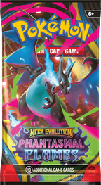 Pokémon TCG - Mini portafolio (carpeta) + Sobre Phantasmal Flames 2026 Inglés