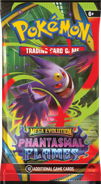 Pokémon TCG - Mini portafolio (carpeta) + Sobre Phantasmal Flames 2026 Inglés