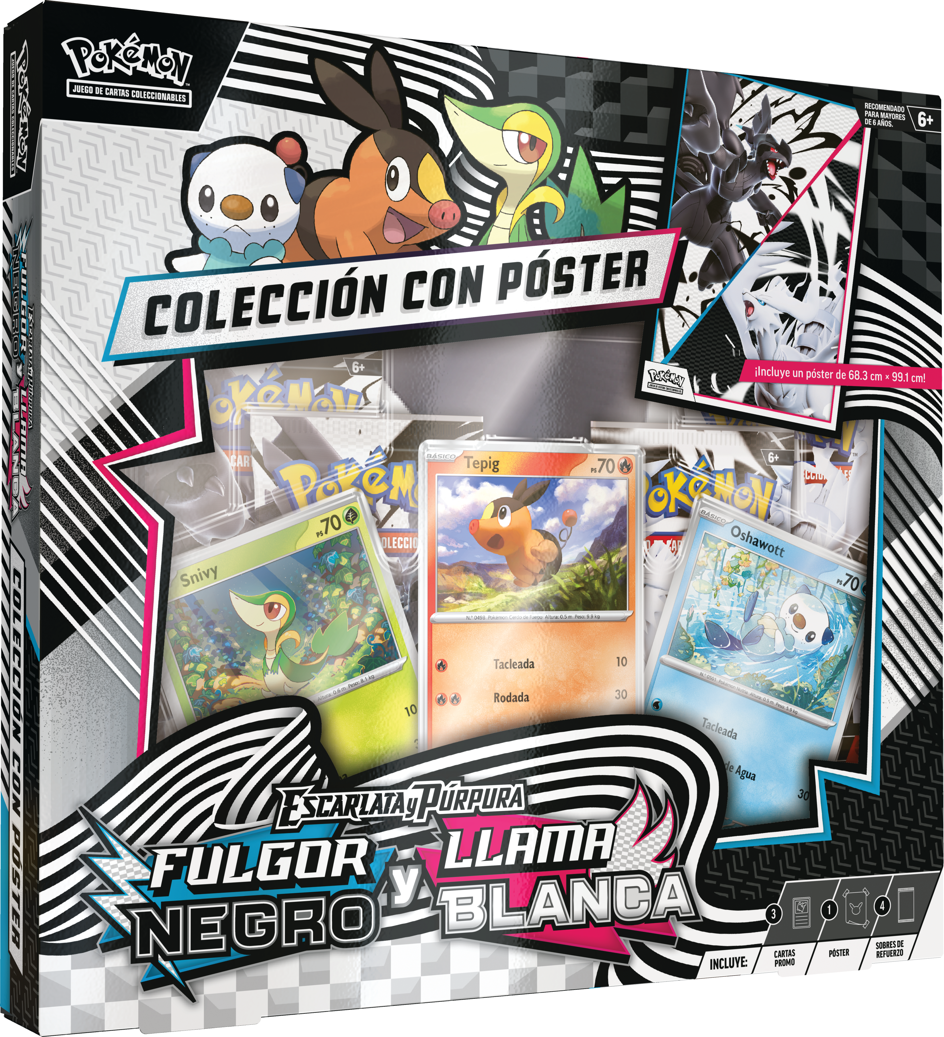Black Bolt & White Flare – Poster Collection - Español