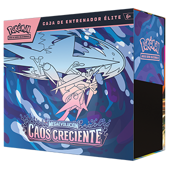 Pokémon TCG: Caja de entrenador Élite (Elite Trainer Box - ETB) de 9 sobres + accesorios Chaos Rising