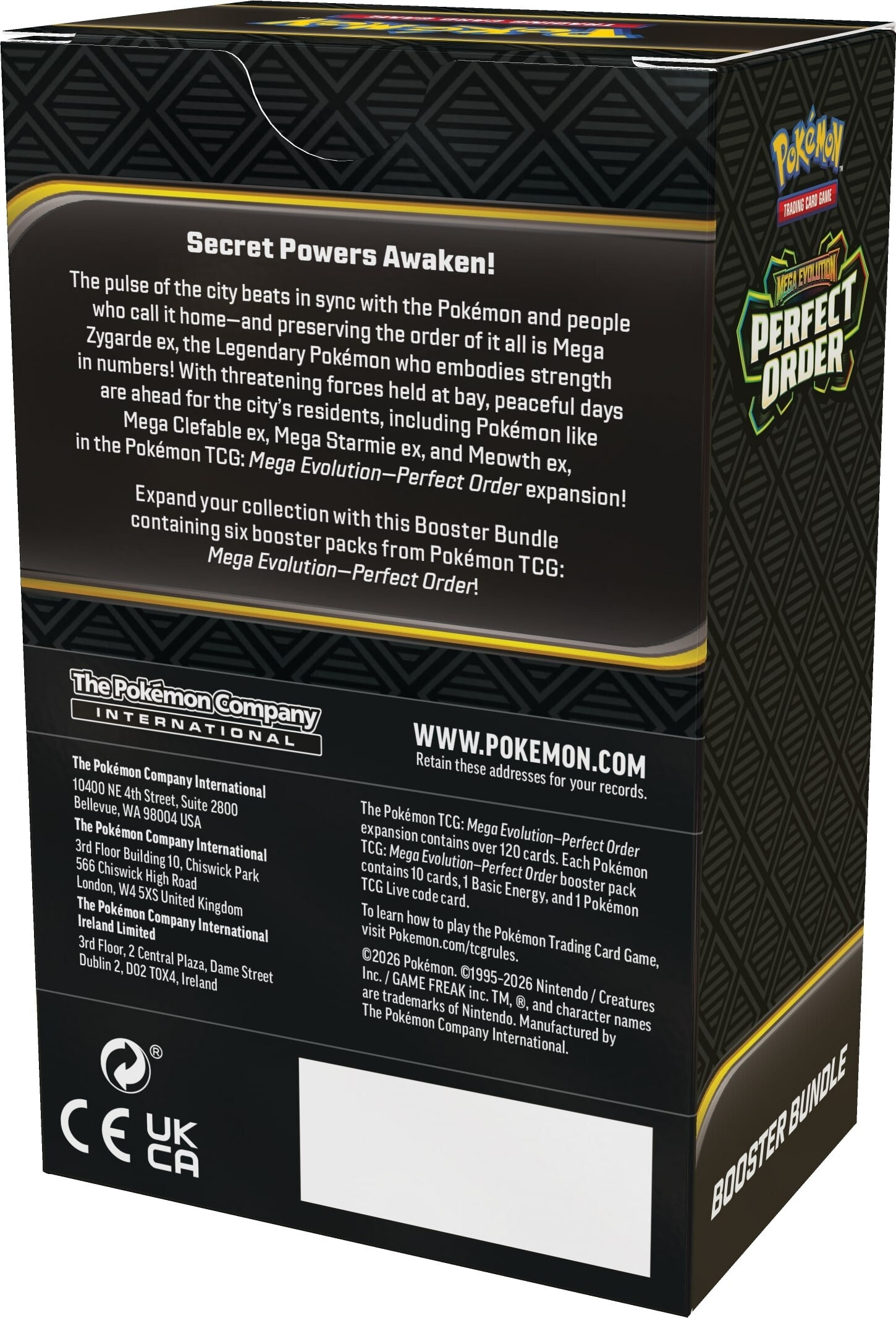Pokémon TCG: Pack de 6 Sobres (Booster Bundle) Perfect Order