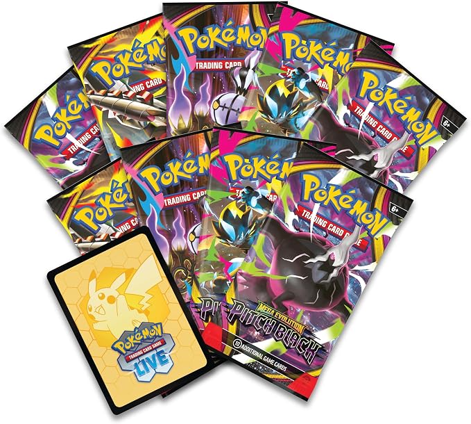 Pokémon TCG: Caja de entrenador Élite (Elite Trainer Box - ETB) de 9 sobres + accesorios Pitch Black