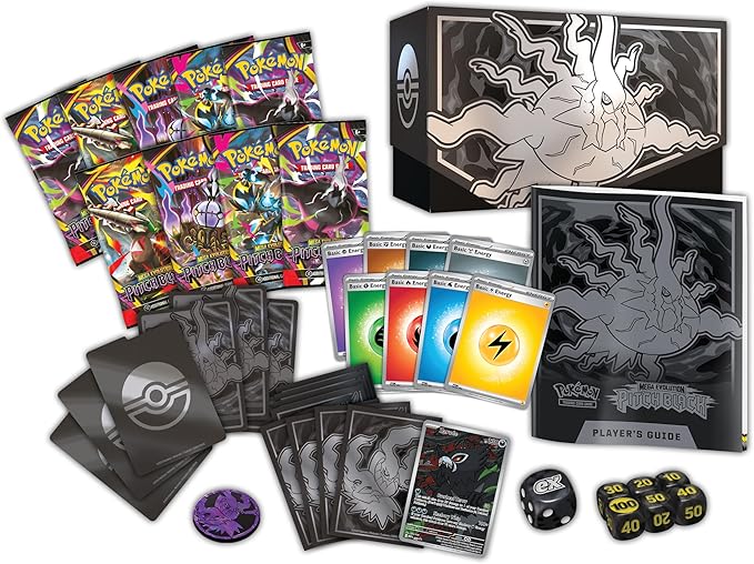 Pokémon TCG: Caja de entrenador Élite (Elite Trainer Box - ETB) de 9 sobres + accesorios Pitch Black